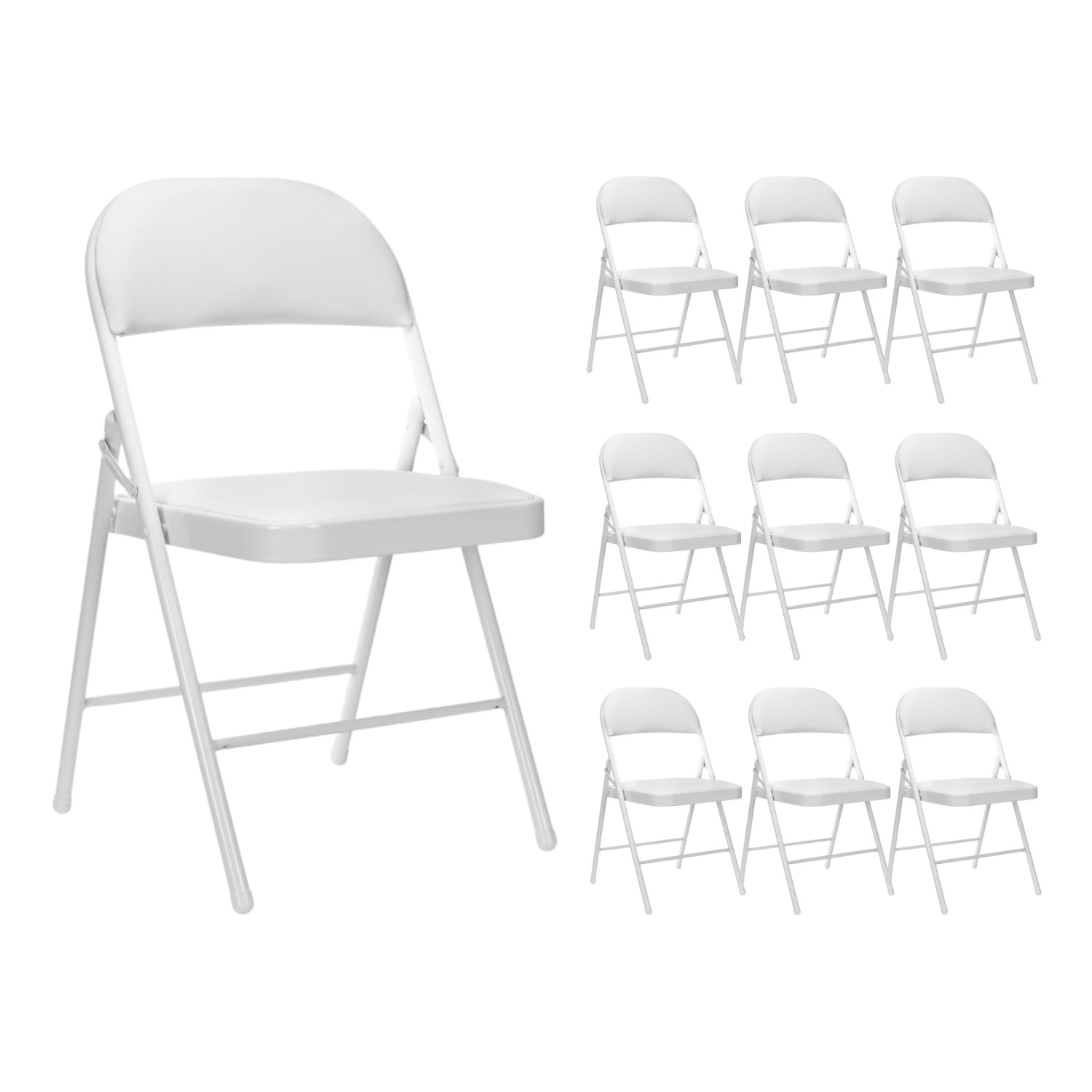 Pack 10 Sillas Plegables Acolchadas Thinia Home Sillas Plegables 8